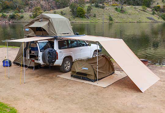 Équipement de camping pour 4x4